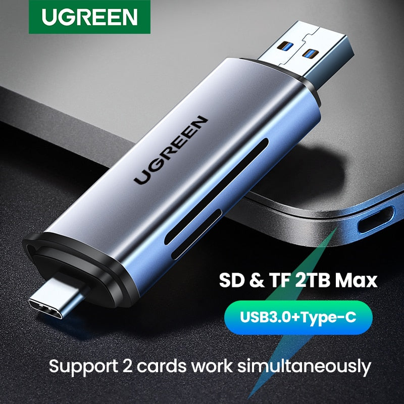 UGREEN Card Reader USB3.0&USB C to SD MicroSD - BestShop