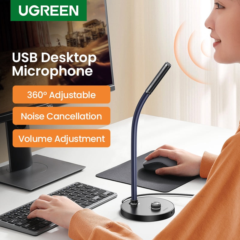 UGREEN USB Microphone Desktop Computer PC Mic - BestShop