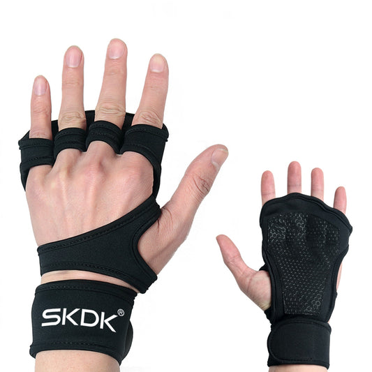 SKDK Weight Lifting Fitness Gloves With Wrist Wraps - BestShop