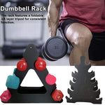 Load image into Gallery viewer, 3-tier Dumbbell Weight Rack Compact Dumbbell Floor Support - BestShop