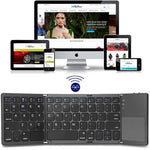 Load image into Gallery viewer, Portable Mini Three Folding Bluetooth Keyboard - BestShop
