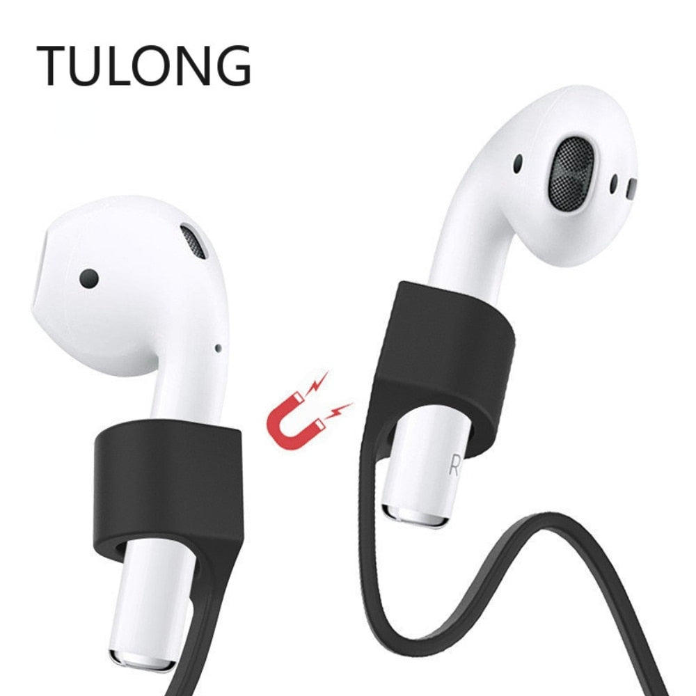 TULONG Anti-Lost Silicone Earphone Rope Holder Cable for AirPods - BestShop