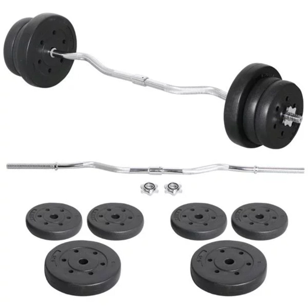 Barbell Dumbbell Weight Set Lifting Exercise Workout - BestShop