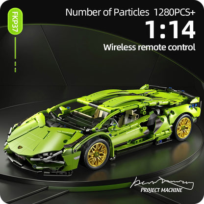 Technical Racing Sport Car Model Building Block - BestShop