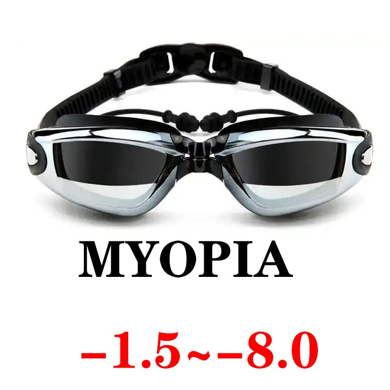 Myopia Swimming Goggles Anti-Fog Waterproof - BestShop