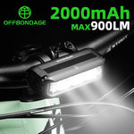 Load image into Gallery viewer, Bicycle Light Front 900 Lumen Bike Light 2000mAh Waterproof - BestShop