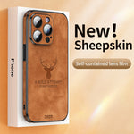 Load image into Gallery viewer, Luxury Deer Leather Phone Case For iPhone 14 13 12 Pro Max - BestShop
