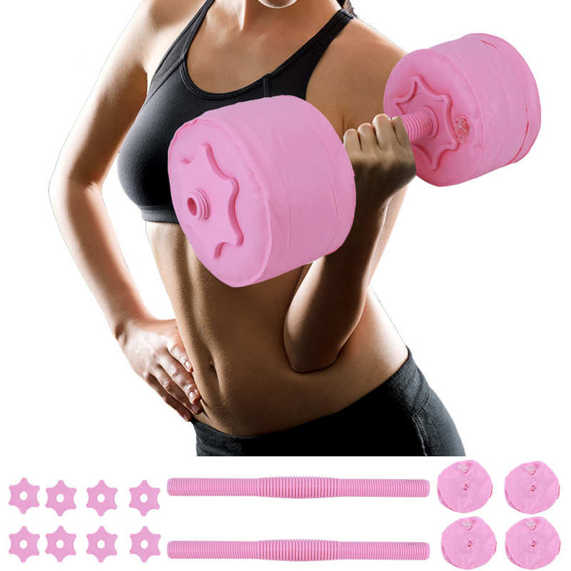 1 Pair 6kg Water‑filled Dumbbell Woman Fitness Training - BestShop